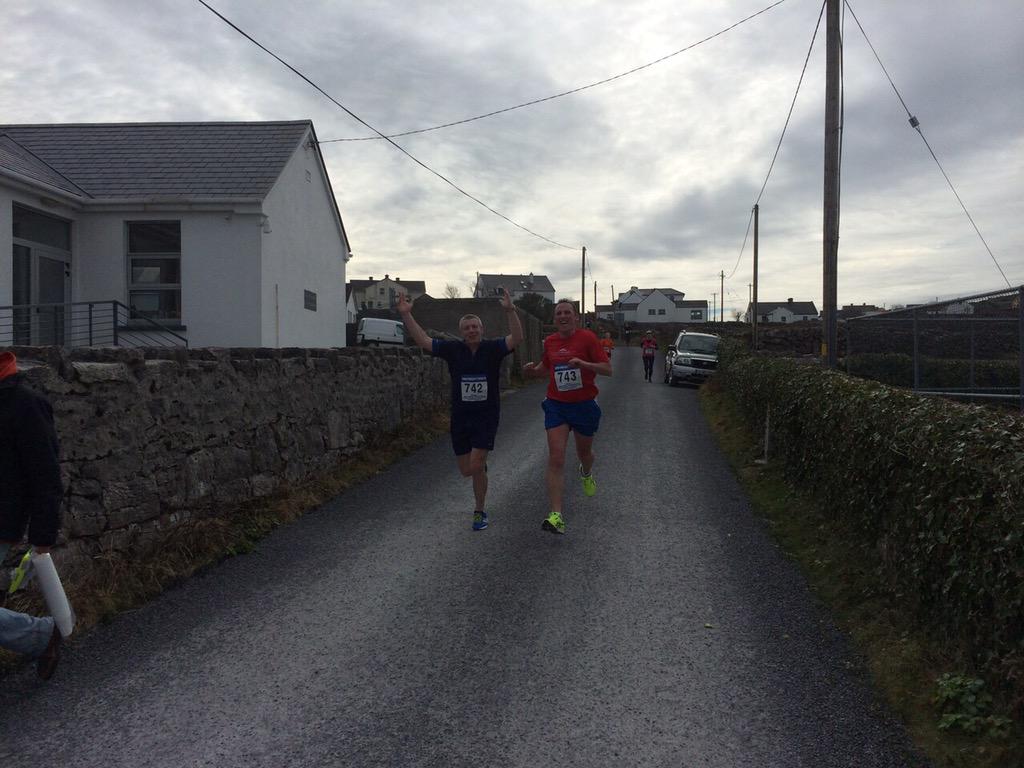 Myself & Donnellan completing the Inisironmeain