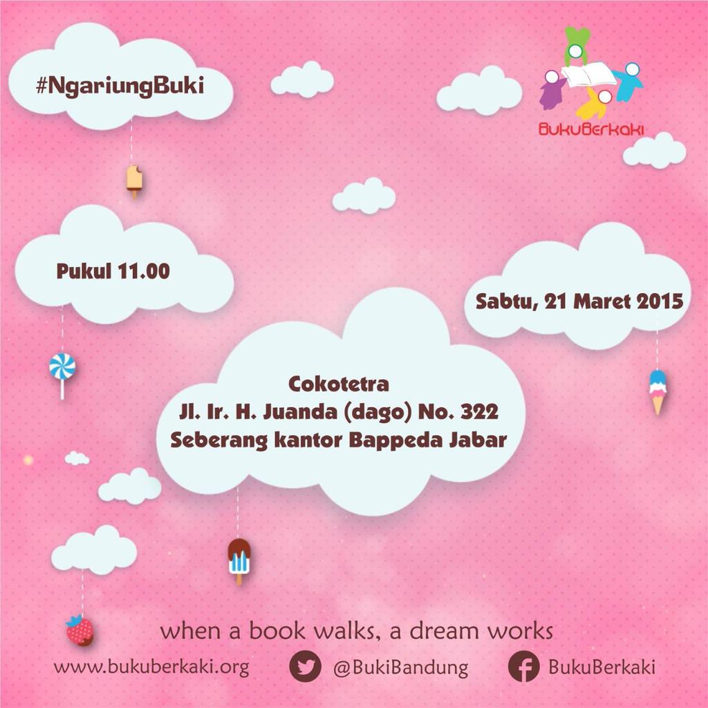 Let's #NgariungBuki guys.. Datang yah. :D akang teteh krucil-krucil bandung.