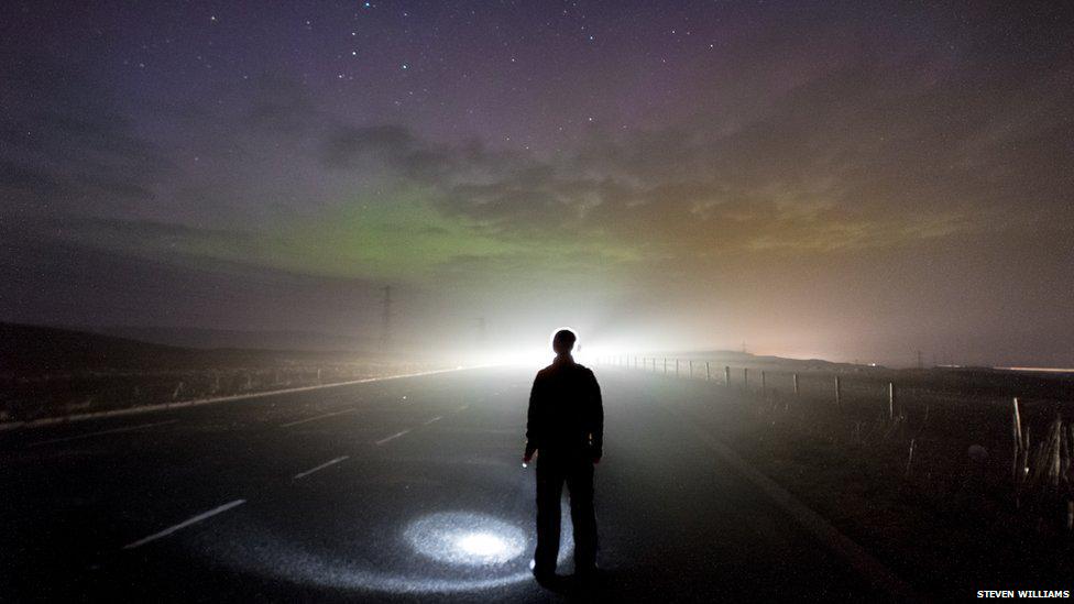 BBCNews's tweet photo. Did you see #NorthernLights? Here are some pictures you've been sending us http://t.co/ewQSwycKoM  #AuroraBorealis http://t.co/YQK6EHmCap