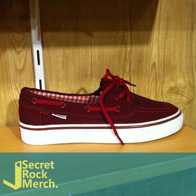 vans zapato maroon