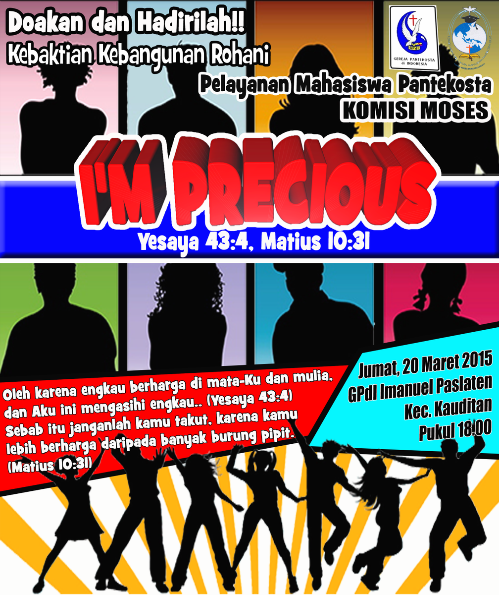 meysprischa's tweet photo. Doakan dan Hadirilah!! KKR "I'm Precious" Presented by Komisi Pelmap Moses. #pelmap #pelmapmoses @Pelmap_Sulut http://t.co/OXfH1X8H6t