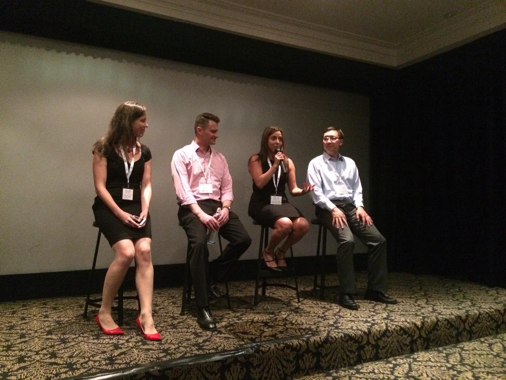 Interactive demos, panel discussions and a cool bell (clapper)..!!! #QBOConnected <a href="/QuickBooksAU/">QuickBooks Australia</a>