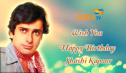 Happy Birthday Shashi Kapoor !!Watch movies only on ZengaTV.Download  