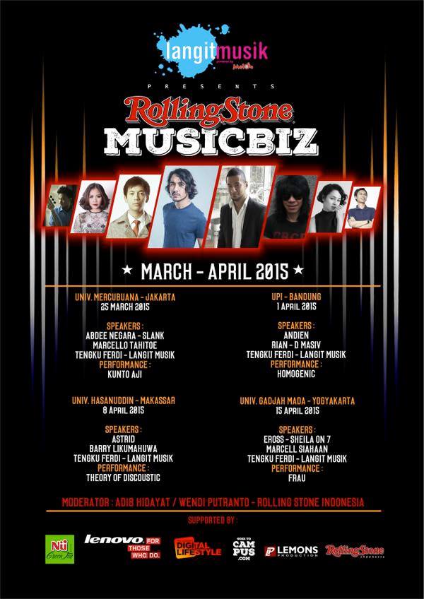 rezazulfia's tweet photo. keren nih RT @MercuBuana_Reg @RollingStone MUSICBIZ bersama @langitmusik616  Tgl 25 Maret 2015 di @MercuBuana_Reg http://t.co/BOjJ57owJh