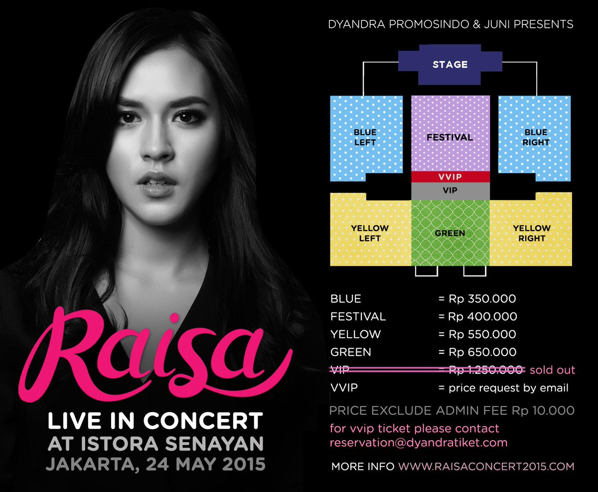 raisa6690's tweet photo. Exciteeeed!!! Tiket VIP udah sold out. Ayo ajak uwa tante oom ceuceu teteh kakang dan aa-nya nonton #RAISAKonser2015 http://t.co/uuSbOnwgTW