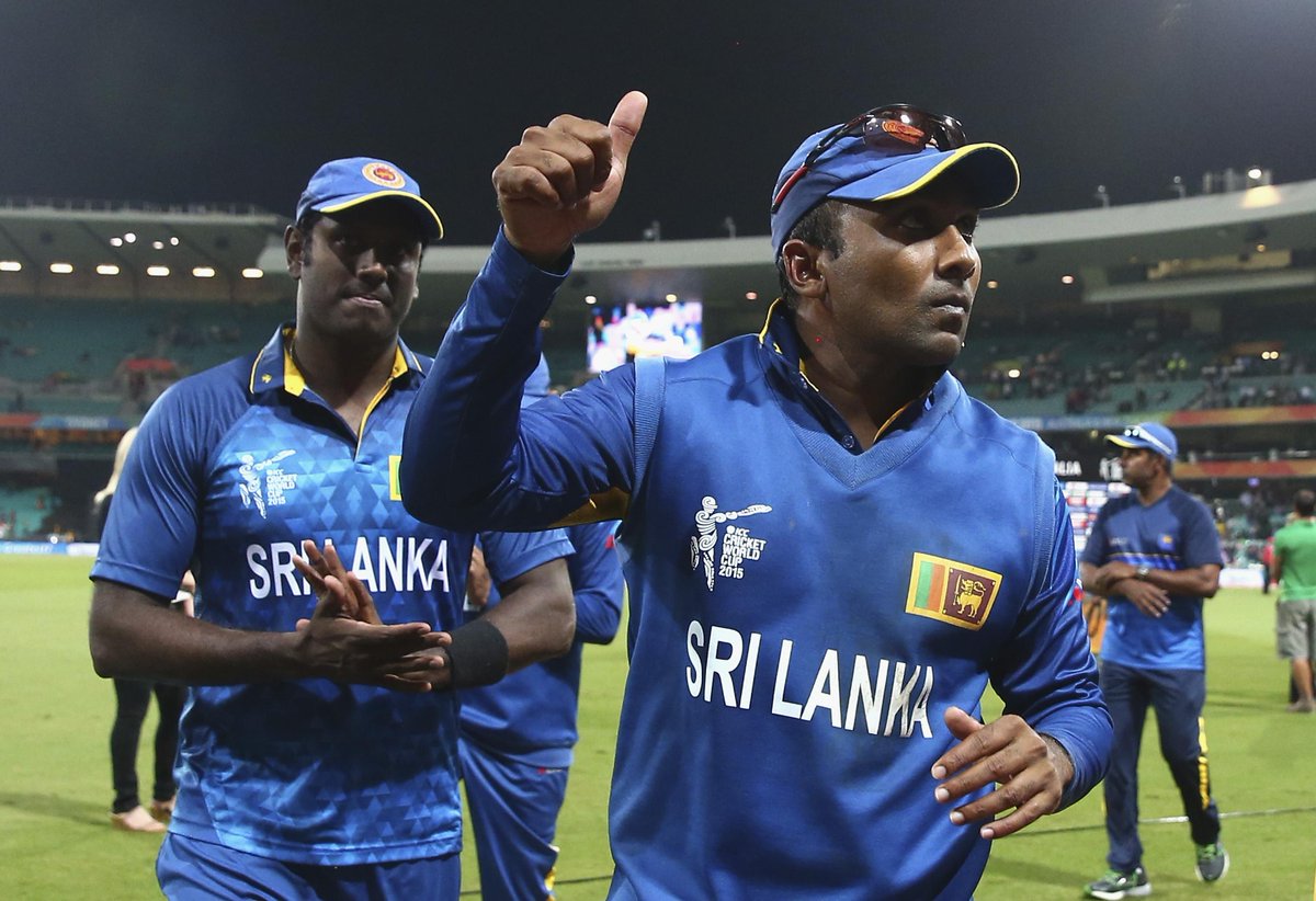 cricketcomau's tweet photo. Congrats to @KumarSanga2 and @MahelaJay. The end of one of cricket's greatest partnerships: http://t.co/iSnDQJs0Ot http://t.co/fv6ZcjRsD8