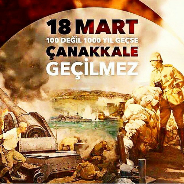 Canakkale Zaferimizin 100. Yilinda Mustafa Kemal Ataturk'u ve sehitlerimizi saygiyla aniyoruz.