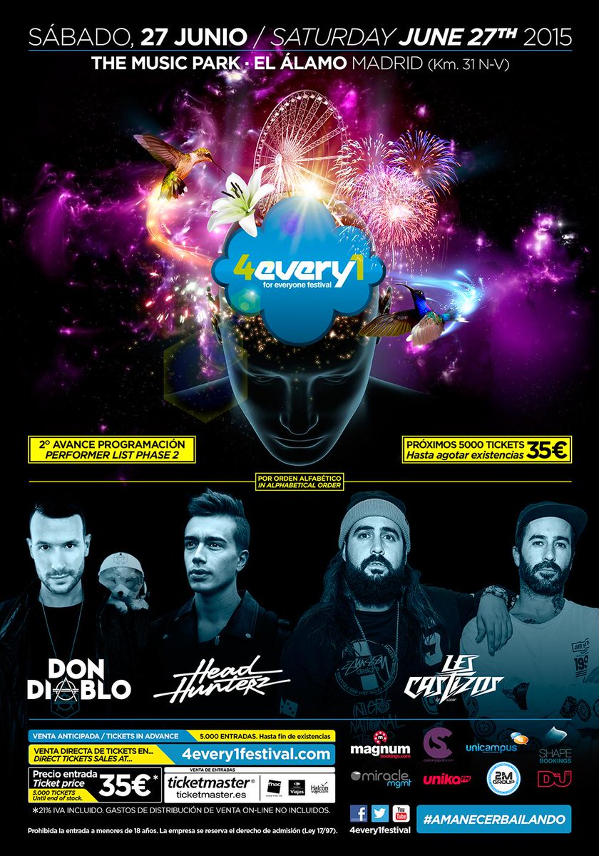 ABFestival2018's tweet photo. Confirmados @djheadhunterz @DonDiablo @lescastizos. Seguir+RT sorteo 3 packs festivaleros. Y esta tarde... #TECHNO http://t.co/N1iw1GgQoK