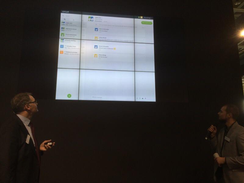 PhilippBohn's tweet image. #CircuitDev demo time, hacking #Circuit to give access to visually impaired users via voice commands #webRTC #ucoms