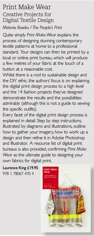 Gotta get this! RT @LaurenceKingPub: '...the ultimate guide to designing your own fabrics' - #embroiderymagazine