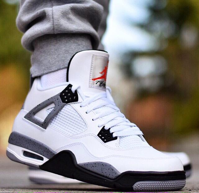 Kicks_Heaven's tweet photo. White Cement 4's http://t.co/hxiVrBxuqI