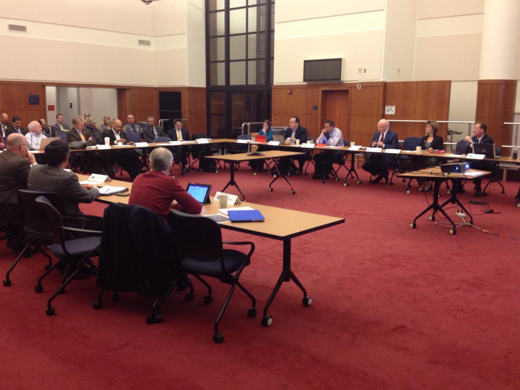 ThielAdam's tweet photo. #Virginia #Cybersecurity Commission meeting in #RVA w/ @VaPSHS @kareninva #cyberva &amp; others... http://t.co/bKhxpLWJEd