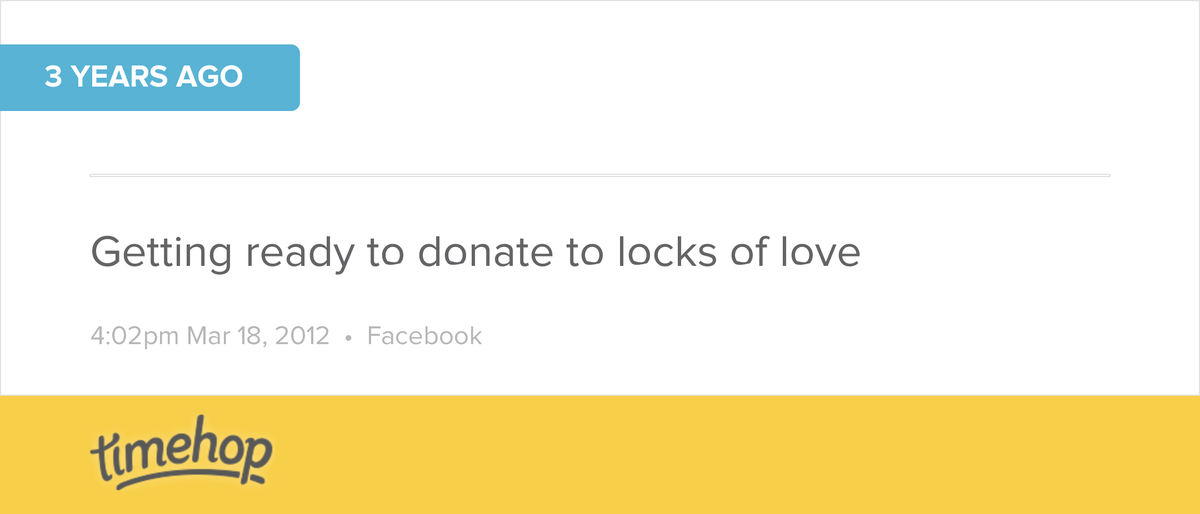 jjpieczonka's tweet photo. This is when Jillian donated her hair../in a fast three years it is back to this length (or longer).  I don't thi... http://t.co/HEdNCha5ui