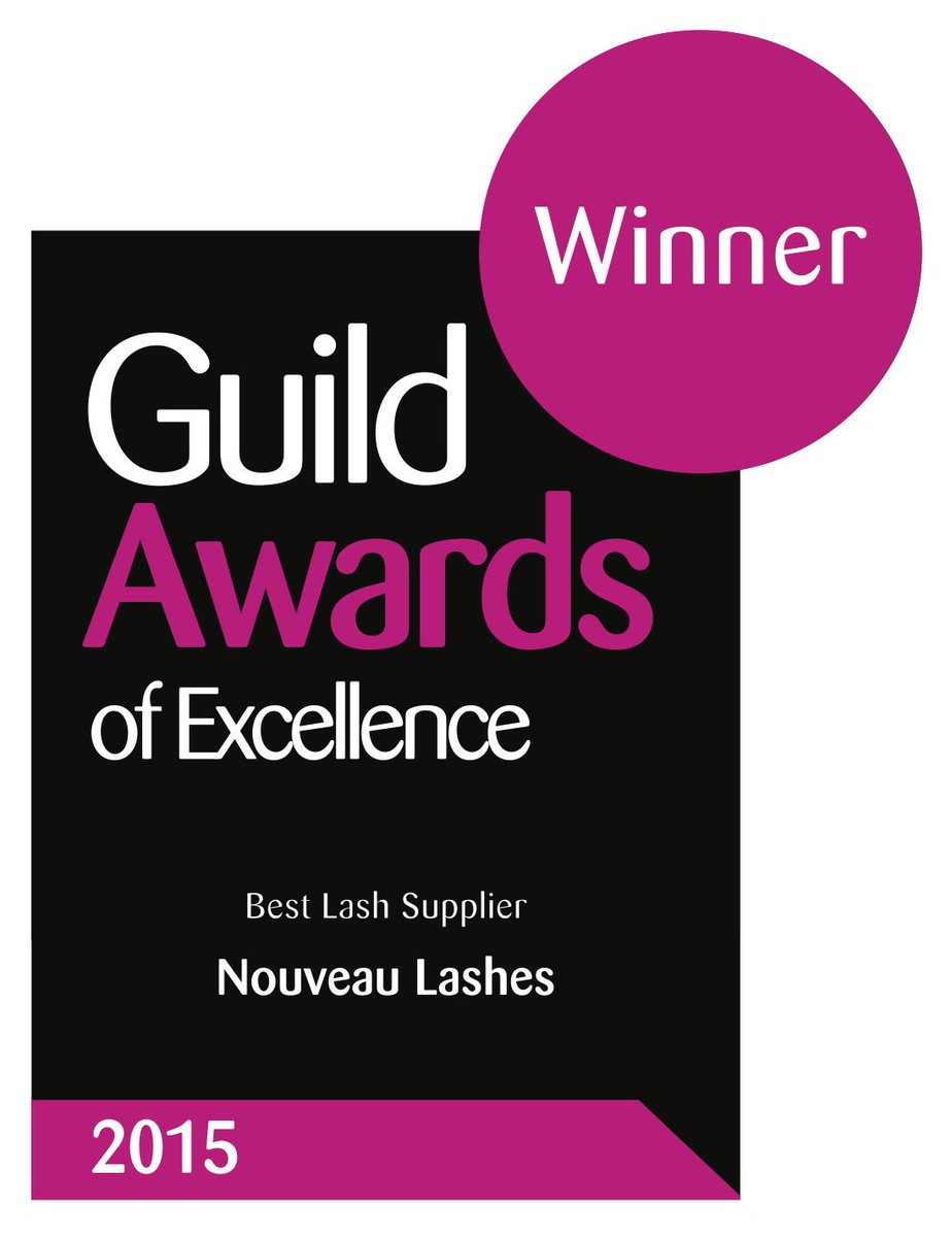 NouveauLashesUK's tweet photo. We won! Thank you for helping us WIN Best Lash Supplier in the @Beautyguild Awards for the send year in a row. http://t.co/fLOudOoEoq