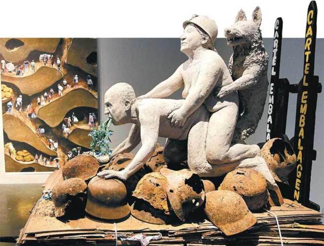 thejudge13mrs's tweet image. "@BarcelonaHelp:MACBA cancels exhibit hours before opening over controversial sculpture: tinyurl.com/moeu2ga http://t.co/HpCBJSLRKZ" Y? 😇