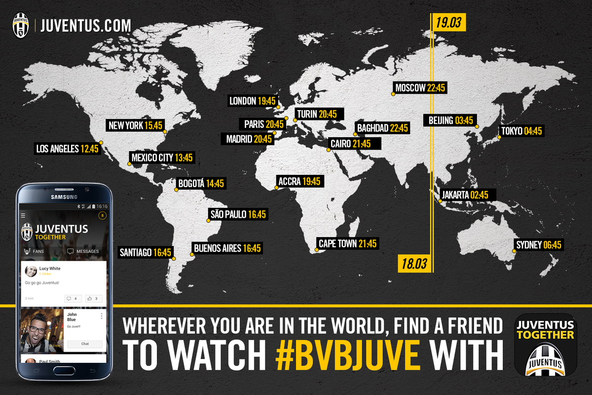 juventusfcen's tweet photo. Where will you be watching #BVBJuve? Link up with fellow Bianconeri fans on #JuventusTogether: http://t.co/ulJHZaAy95 http://t.co/amsTb8X99i