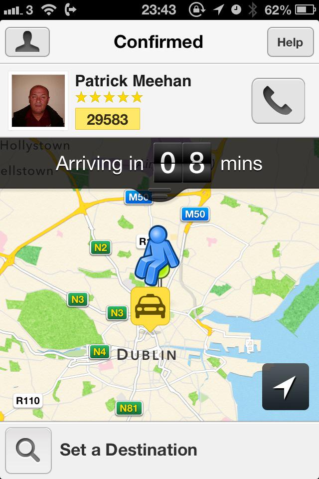 LunneyA's tweet photo. A bit of Paddy's day luck @HailoIreland? 🍀 #hailo #PaddysDay http://t.co/Fl4pU0JkTZ