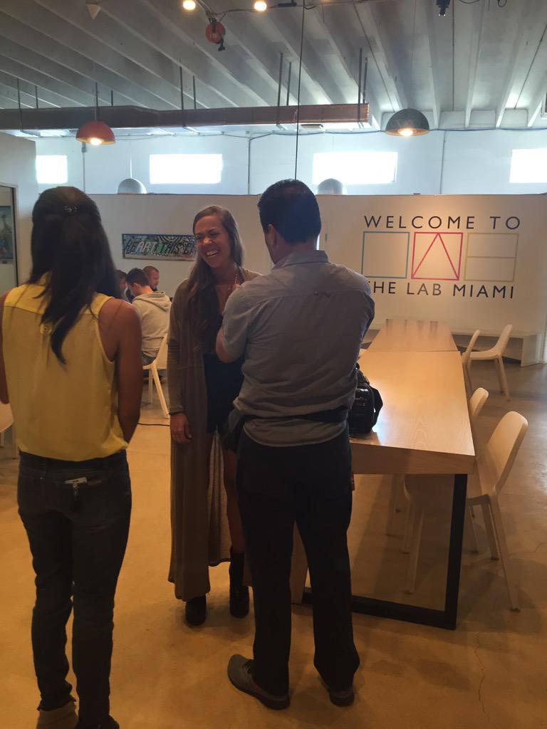 thelabmiami's tweet image. @MundoFOX taping at #thelabmiami discussing the growth of #MiamiTech @knightfdn