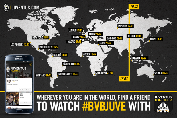 juventusfcjp's tweet photo. あなたは、どこでドルトムント戦を観ますか？#BVBJuve
#JuventusTogether でユベントスサポーターの仲間と繋がって下さい。
http://t.co/ittbgTJxPc http://t.co/JQJQ5YClPv