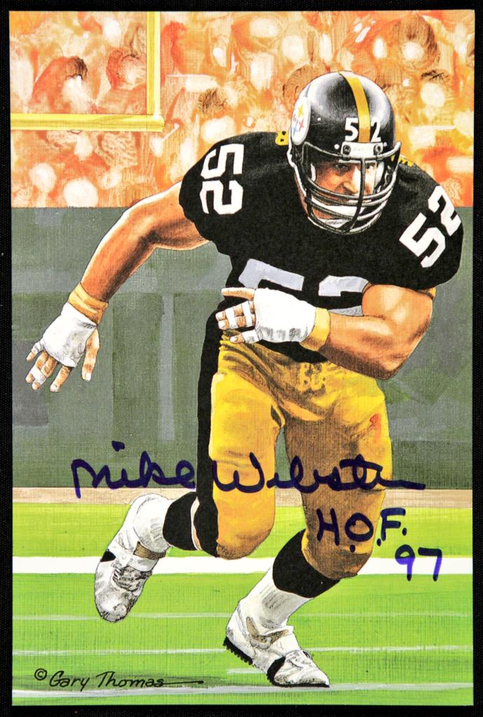 Honoring a true champion. Happy Birthday Mike Webster! 
