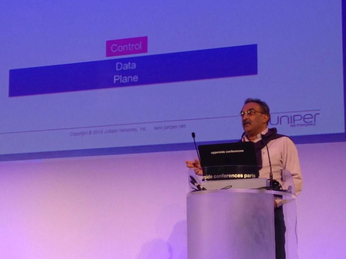 HPE_Networking's tweet image. Control plane capability is not keeping up with data plane capability. Kireeti Kompella at #mplssdn2015 #Juniper
