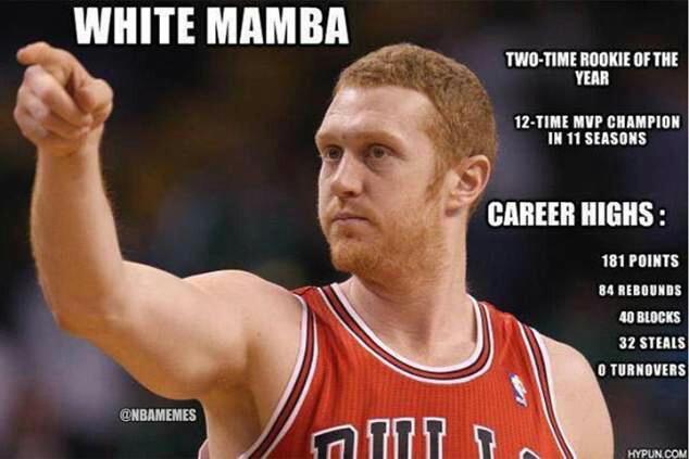 Happy Birthday to the one and only White Mamba Brian Scalabrine    