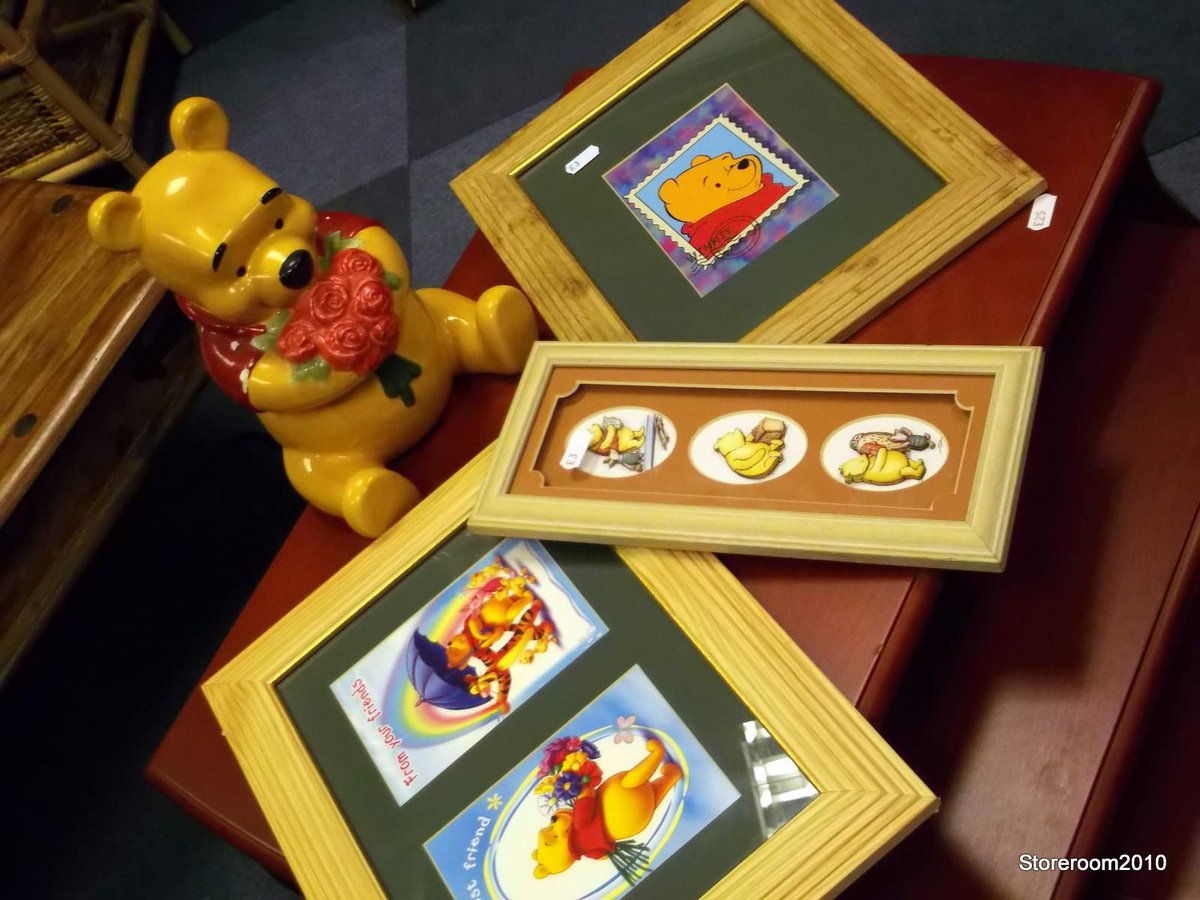 Are you a big fan of Winnie the Pooh? Various pictures and ornaments here! Storeroom - its not just sofas! #wighthour