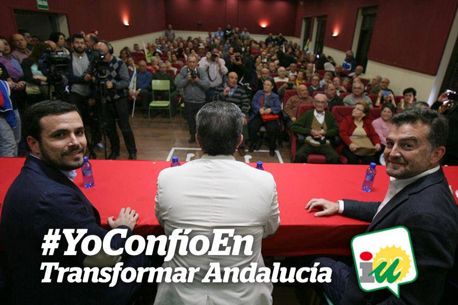 IU_PIZARRA's tweet image. Hoy podremos ver a @agarzon @MailloAntonio y Julio Anguita en el Palacio de Ferias y Congresos de Málaga a las 19:00.