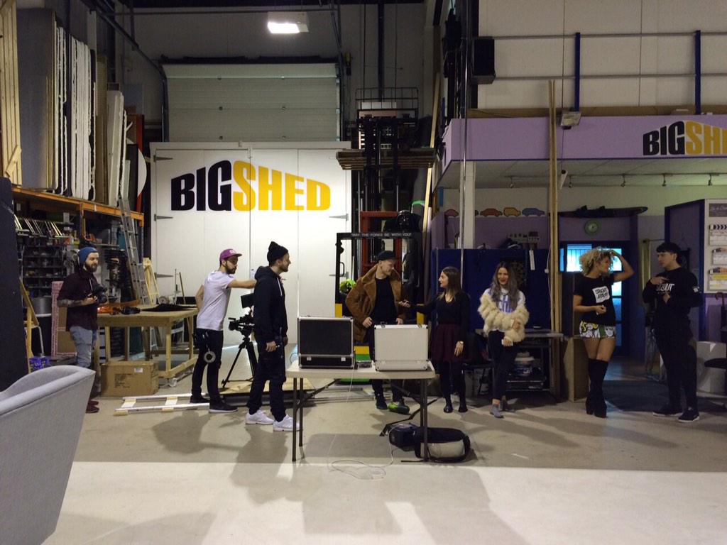 EY3MEDIA's tweet photo. The @EY3MEDIA and @StandoutAppUK team and set up today! And yes, that is a drone that will be flying about... http://t.co/m88iiSibrG