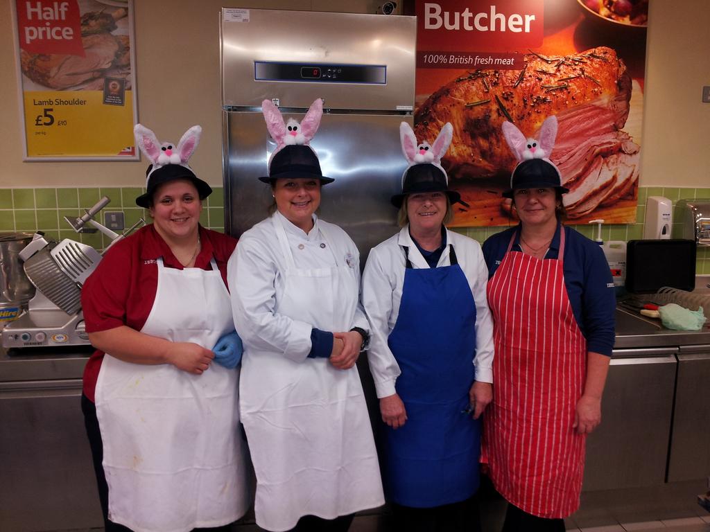 Well done Counters team for kicking the Easter spirit off #fun@work <a href="/martintsmith/">Martin Smith</a>  <a href="/tescoabbey/">Lee coveney</a> <a href="/TescoEdWay_2639/">Tesco Harlow 2639</a>