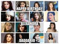 Happy Birthday Alexandra Daddario....
Sorry late.. 