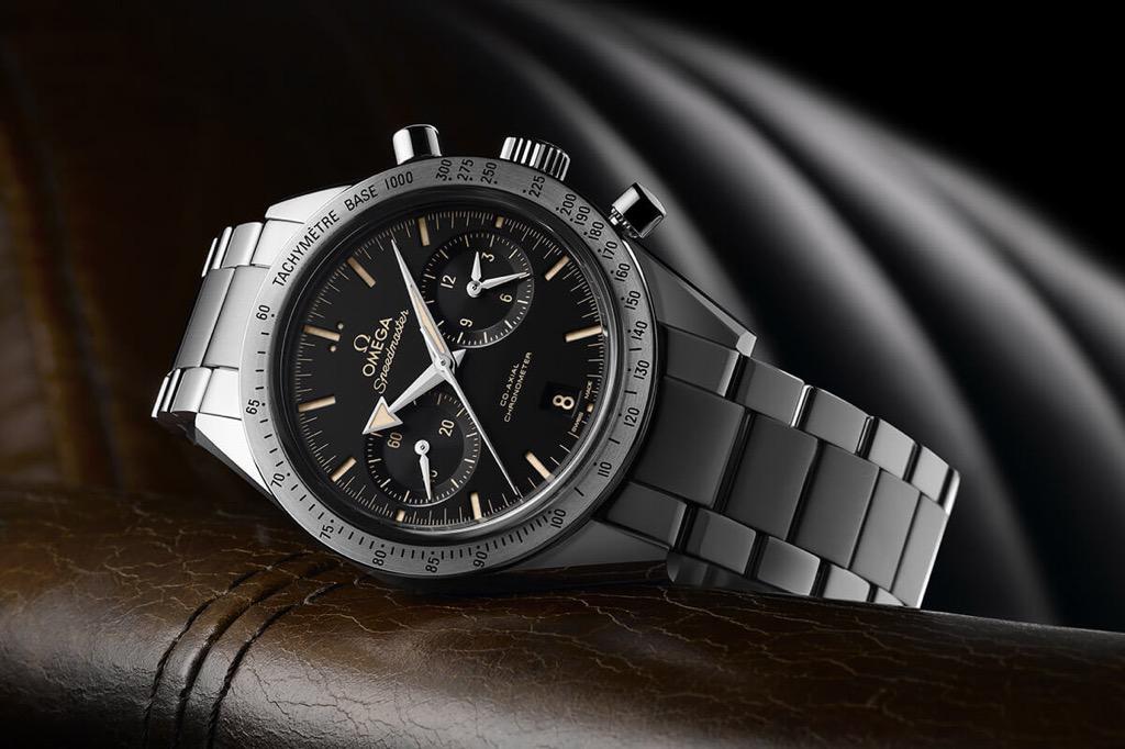 MONOCHROMEwatch's tweet photo. Here is the refreshed @omegawatches Speedmaster 57 for #Baselworld2015 - details here http://t.co/YcFxykhkH0 http://t.co/y3hiqYoWNr