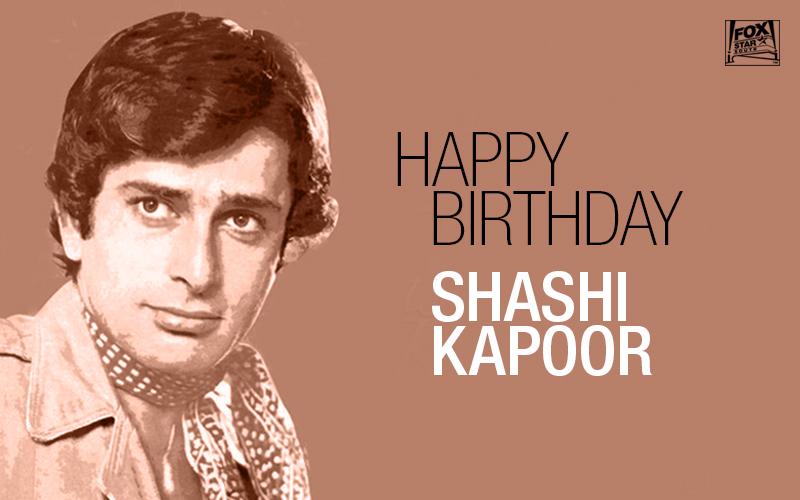 Happy Birthday Shashi Kapoor .Thank you for giving us a Spectacular Bollywood Journey! 