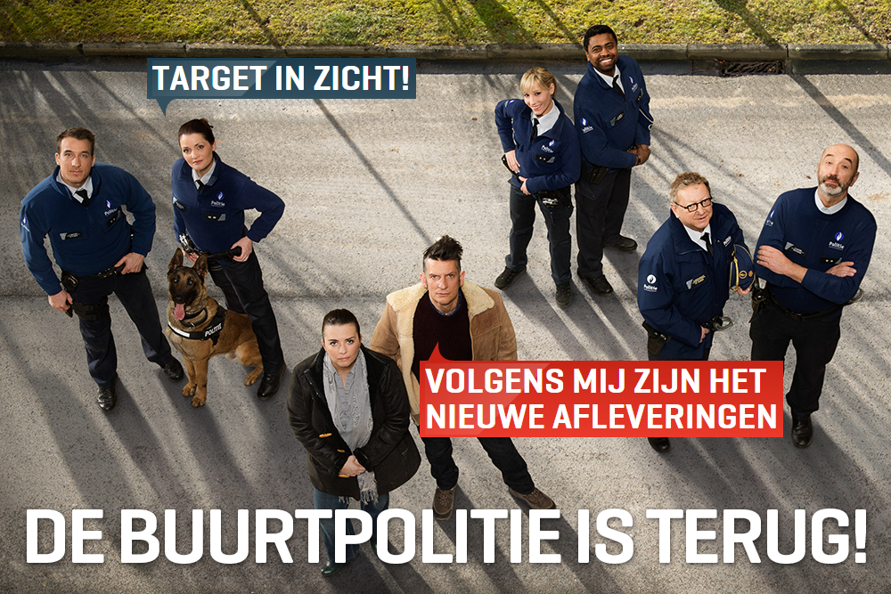 VTM's tweet photo. Nieuwe afleveringen van De Buurtpolitie, vanaf 30 maart bij VTM! #debuurtpolitie http://t.co/lzITwrS2HB