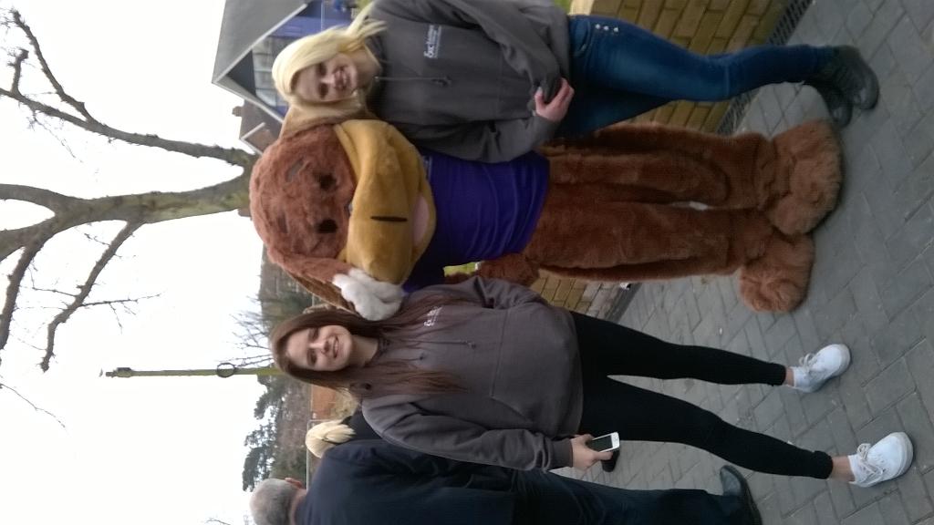 EKC_Folkestone's tweet photo. #EKCperformingArts mascot @EastKentCollege #CareersFair http://t.co/n3691IYtWy