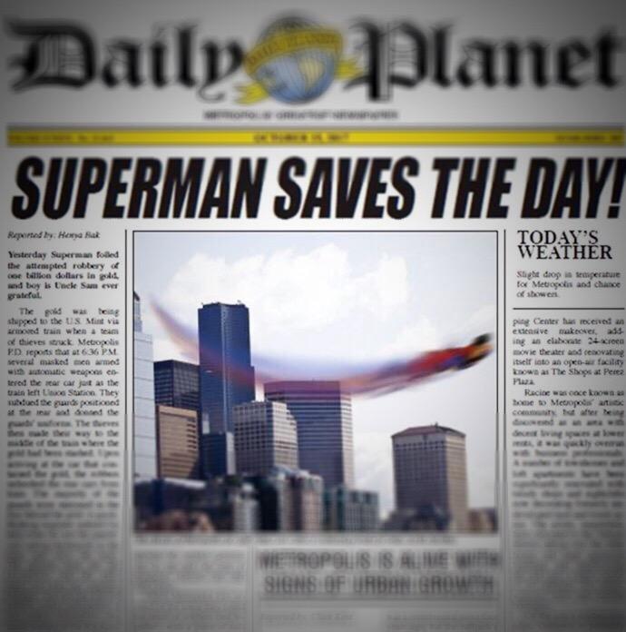 SupermanTweets's tweet photo. #WonderfulNewsInFourWords

Just saved the day... http://t.co/Mw3R1r86fQ