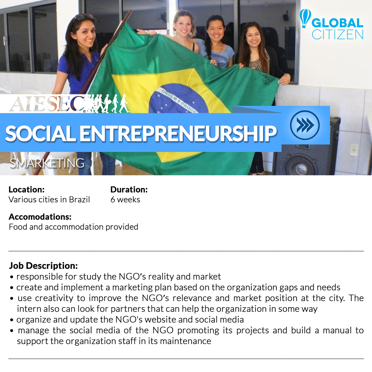 AIESECMemorial's tweet photo. Make this summer a memory in your life! How about an internship in Brazil? 
http://t.co/tJa0t1KENE http://t.co/5Z4aO3Jvfi