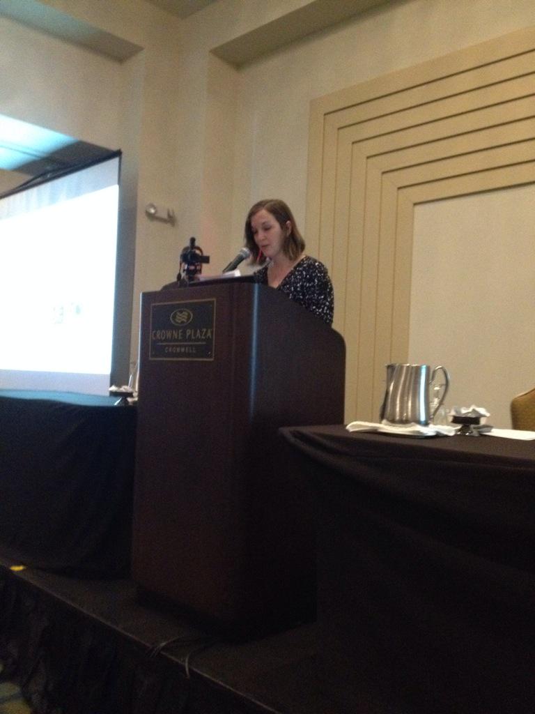 ctserc's tweet photo. #CTTOY Cara Quinn is "crazy in a good way... everything you want in a teacher." - her kids, via @PoulosChris #E2Lead http://t.co/RU0XvjAkaZ