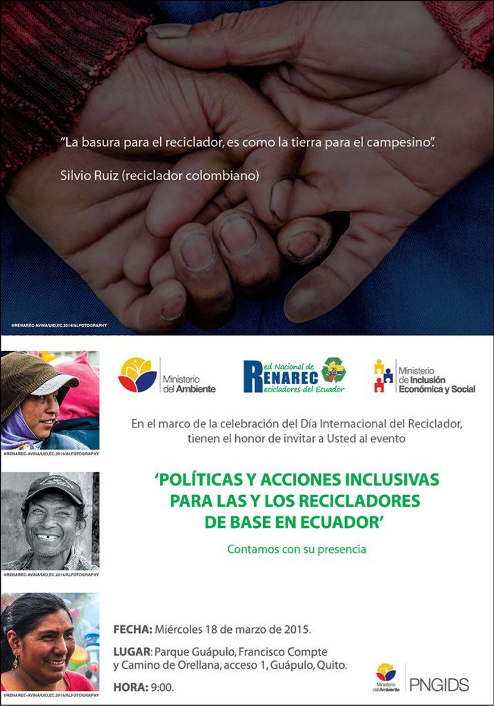 LorenaTapiaN's tweet photo. Por primera vez en la historia del país un Presidente de la República se reúne con recicladores #DíaDelReciclador http://t.co/6h8Z9IOJCR