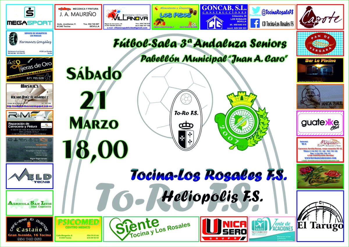 <a href="/TocinaRosaleFS/">TOCINALOS ROSALES FS</a>  Vs. <a href="/HeliopolisFS/">Cerve. Huracan HFS</a>