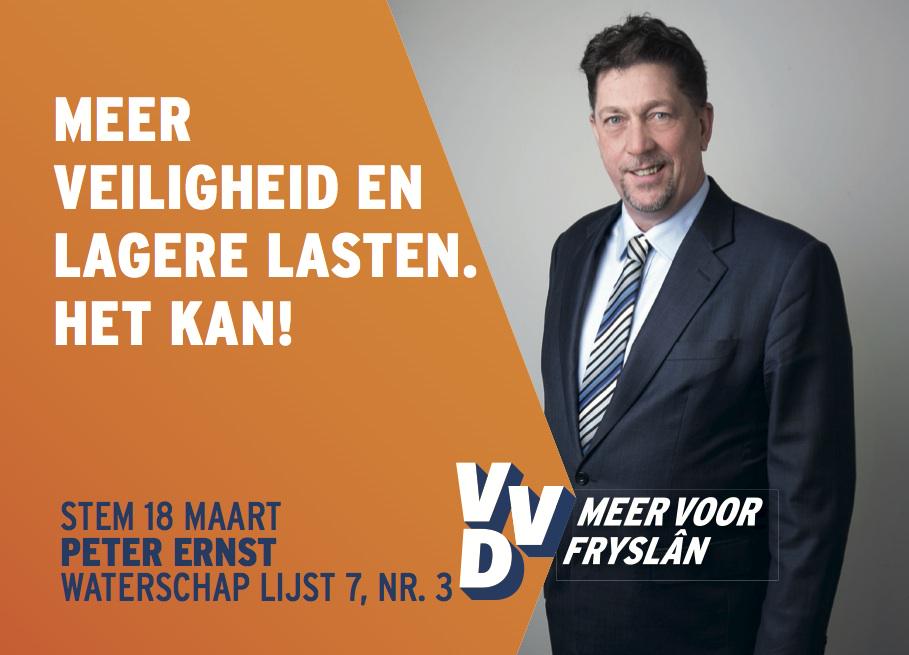 Ik wil mij sterk maken voor een Wetterskip met zo weinig mogelijk regelgeving om de landbouw de ruimte te geven.