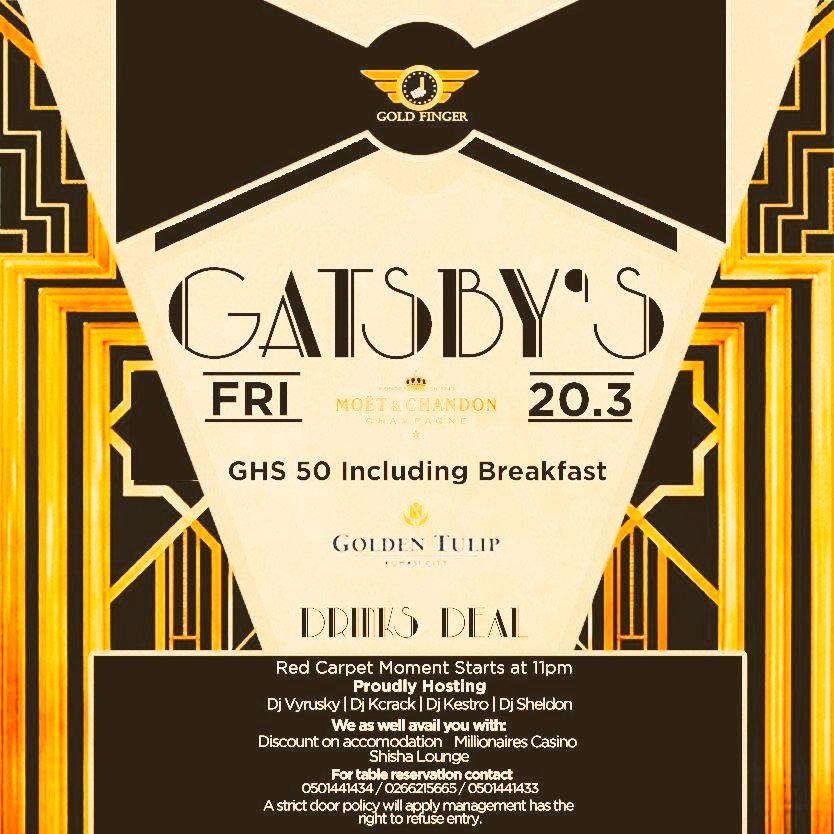 brouqah's tweet photo. "Aye 🙌🙌 @its_EYOOR: I'm taking you to GATSBY'S on Repu Friday @brouqah 🙈

Cc : @Gatsbys_2015 http://t.co/RqedgVOs56"