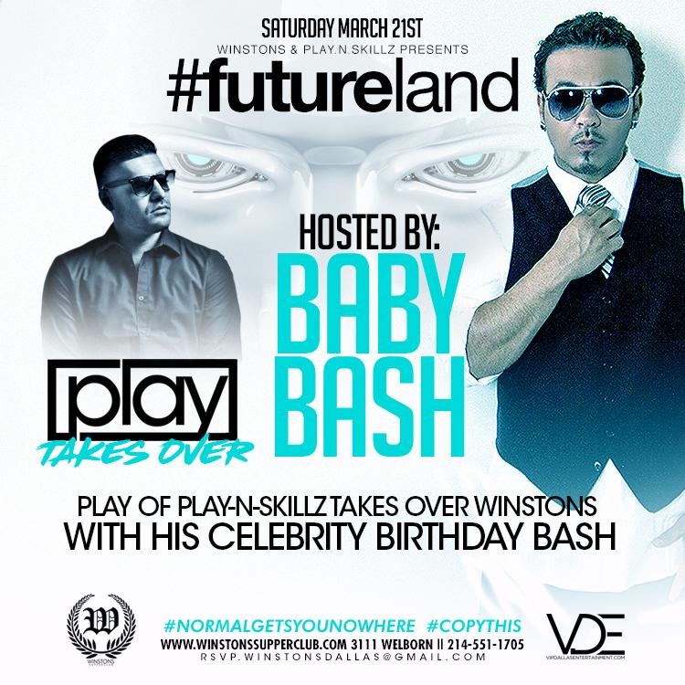 WinstonsDallas's tweet photo. "Play Takes Over" @playnskillz Celebrity bday weekend This Thursday-Sat at #Winstons --Book Tables NOW! 214.551.1705 http://t.co/Vn3re9Co1g