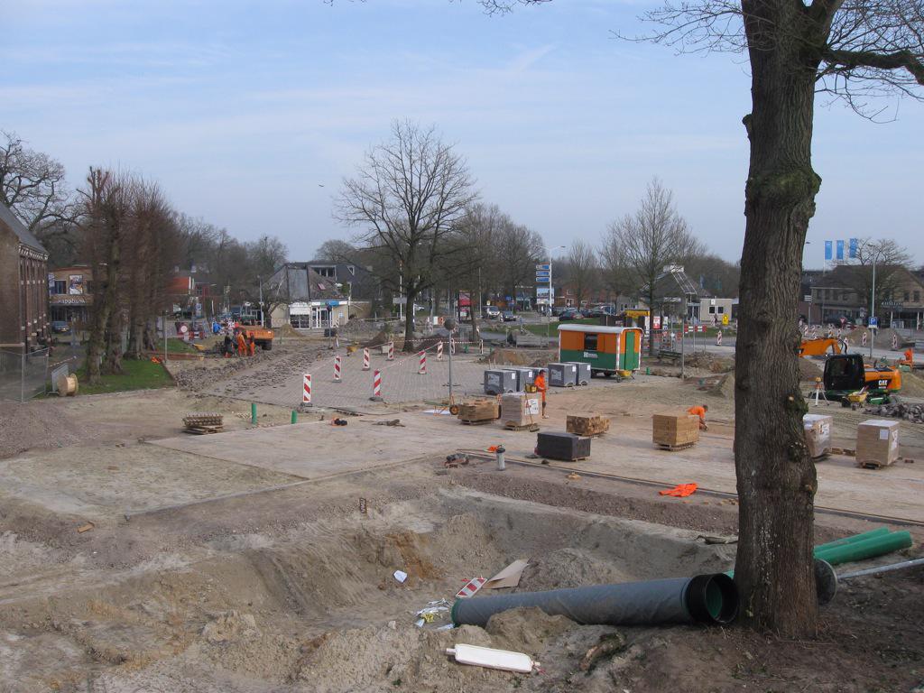 BouwenAanBorger's tweet image. Het berkenbastmotief en de contouren van de nieuwe oversteek worden al zichtbaar #bouwenaanborger