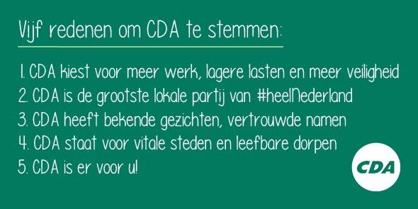 #OVkiest Gewoon CDA. Goed voor Overijssel