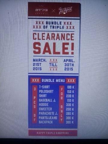 StugApparel's tweet photo. SALE! @jackpot_store x @StugApparel adress at jl. Pandean no.57 (depan omah gedhi steak) kaliwungu, kdl @OmahGedhi http://t.co/xbeOoxtQHq