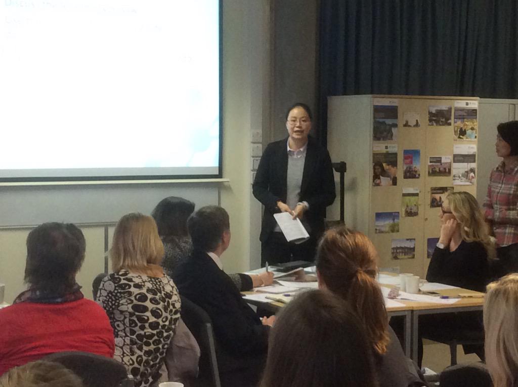 Pear and Bella from Shanghai explaining what they learnt working <a href="/FarmiloPrimary/">Farmilo Primary</a> and <a href="/FStMichaels/">Farnsfield St Michael’s CofE Primary School</a> @MinsterMathsHub