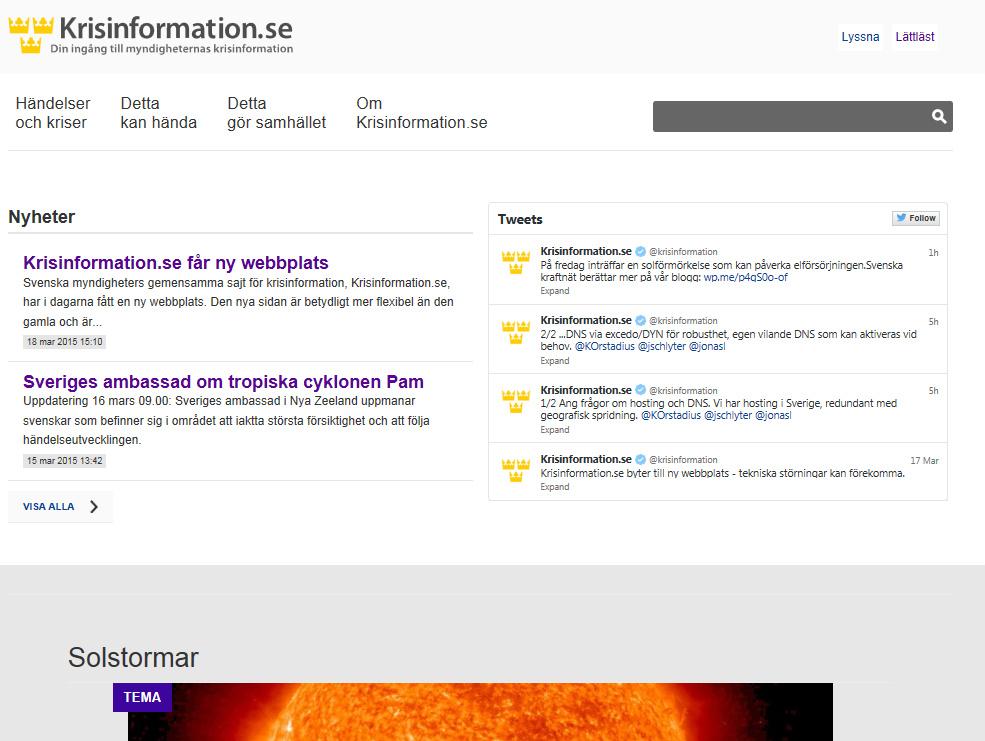 Krisinformation.se tweet media