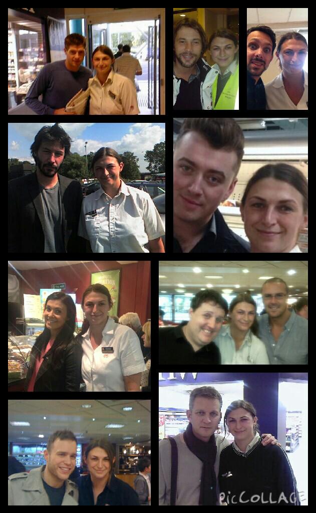 Wow just a few #celeb pics taken at #Knutsford #stevengerrard #keanureeves #samsmith #kimmarsh  #LuckyGirl