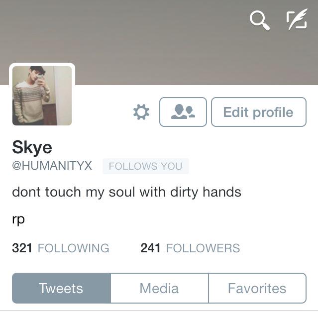 i'm following myself